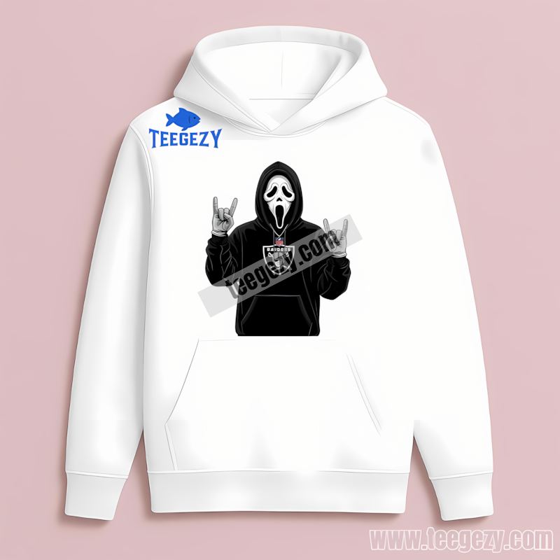 Ghostface Spooky Las Vegas Raiders Halloween Graphic Hoodie Ghostface Spooky Las Vegas Raiders Halloween Graphic Hoodie