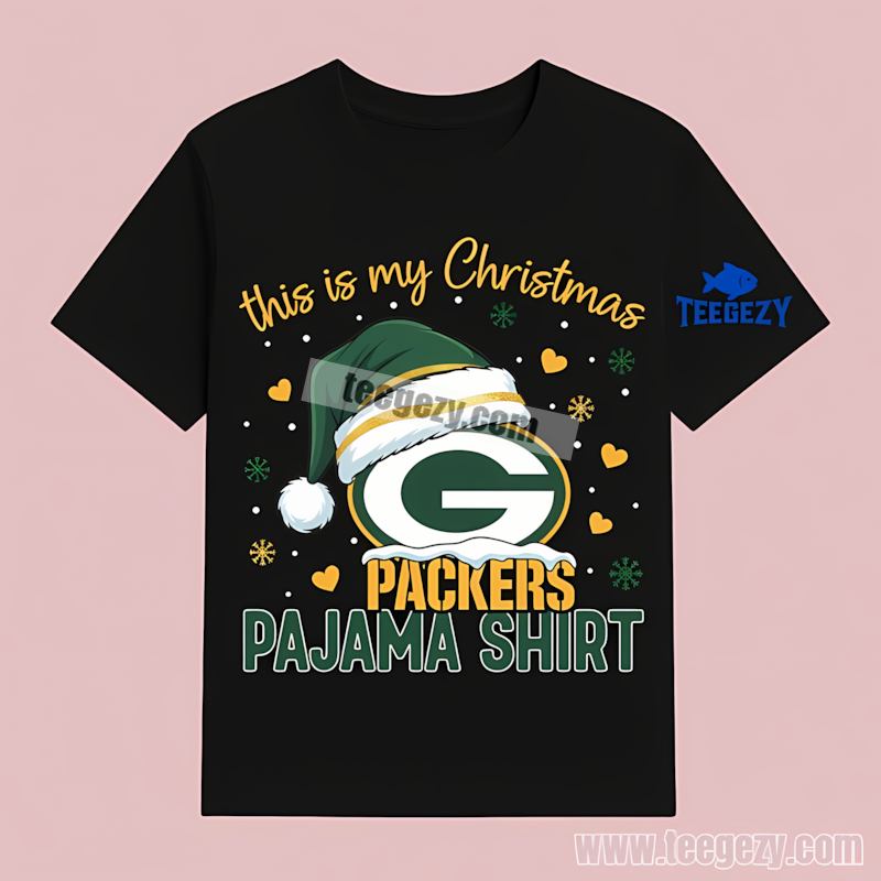 Green Bay Packers Christmas Pajama T-Shirt Unisex Green Bay Packers Christmas Pajama T-Shirt Unisex