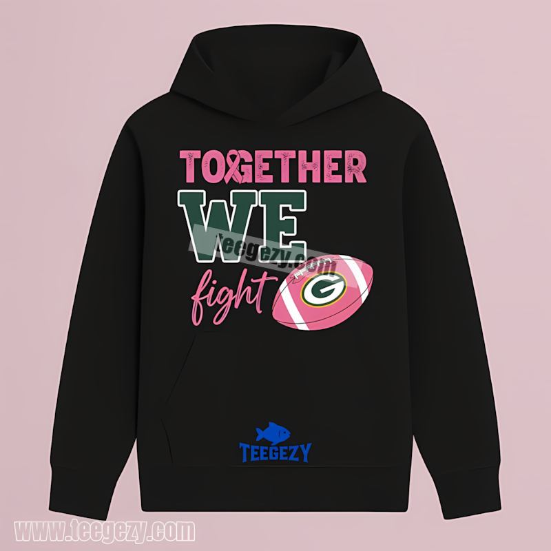 Green Bay Packers Fight Breast Cancer Hoodie Adults Green Bay Packers Fight Breast Cancer Hoodie Adults