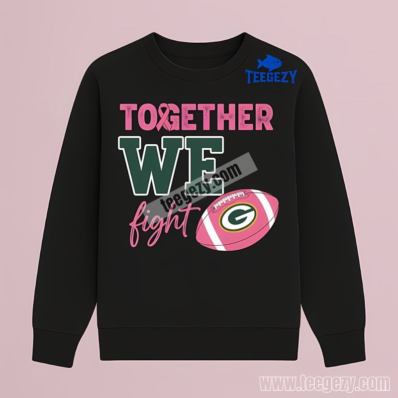 Green Bay Packers Fight Breast Cancer Long Sleeve Adults Green Bay Packers Fight Breast Cancer Long Sleeve Adults
