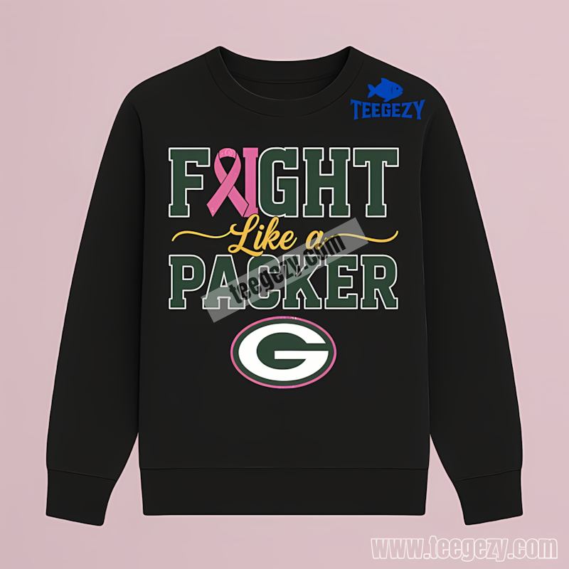 Green Bay Packers Fight Like A Cowboy Long Sleeve Cotton Green Bay Packers Fight Like A Cowboy Long Sleeve Cotton