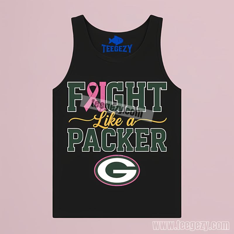 Green Bay Packers Fight Like A Cowboy Tanktop Cotton Green Bay Packers Fight Like A Cowboy Tanktop Cotton