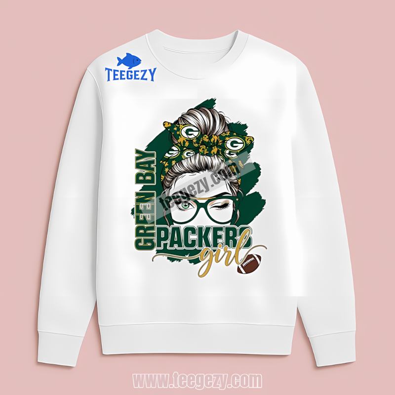 Green Bay Packers Girl Color Long Sleeve For Fans Green Bay Packers Girl Color Long Sleeve For Fans