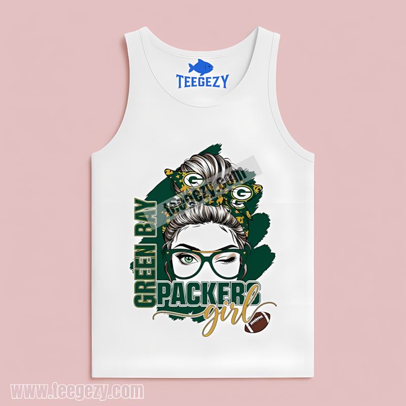 Green Bay Packers Girl Color Tanktop For Fans Green Bay Packers Girl Color Tanktop For Fans