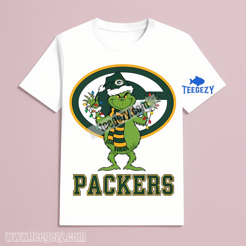 Green Bay Packers Grinch Christmas T-Shirt Trendy Style Green Bay Packers Grinch Christmas T-Shirt Trendy Style