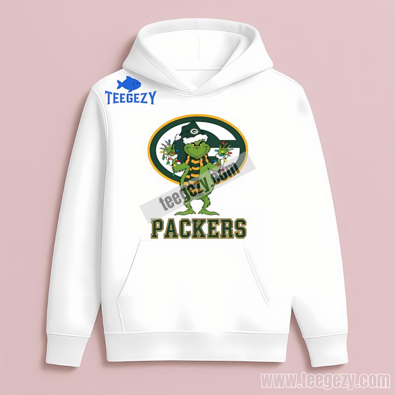 Green Bay Packers Grinch Christmas Hoodie Trendy Style Green Bay Packers Grinch Christmas Hoodie Trendy Style