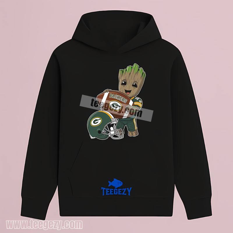 Green Bay Packers Groot Football Hoodie Sports Edition Green Bay Packers Groot Football Hoodie Sports Edition