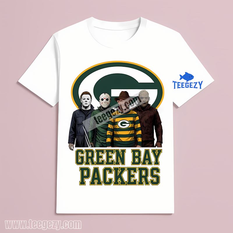 Green Bay Packers Halloween Horror Killers T-Shirt Unisex Green Bay Packers Halloween Horror Killers T-Shirt Unisex