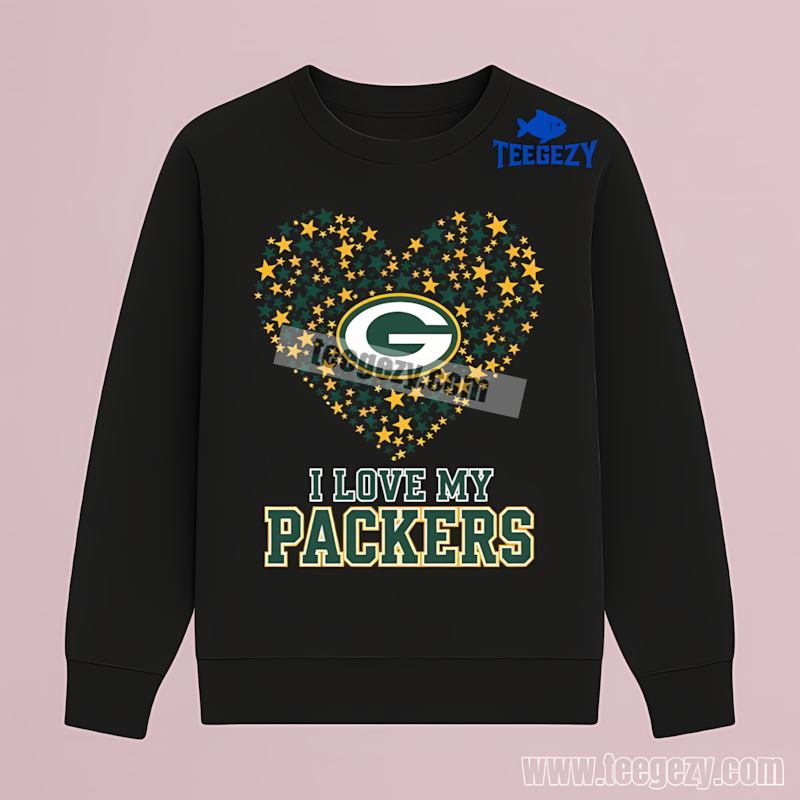 Green Bay Packers I Love My Packers Long Sleeve Classic Green Bay Packers I Love My Packers Long Sleeve Classic