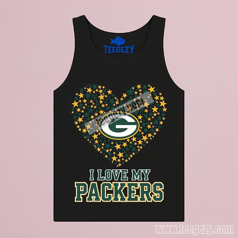 Green Bay Packers I Love My Packers Tanktop Classic Green Bay Packers I Love My Packers Tanktop Classic