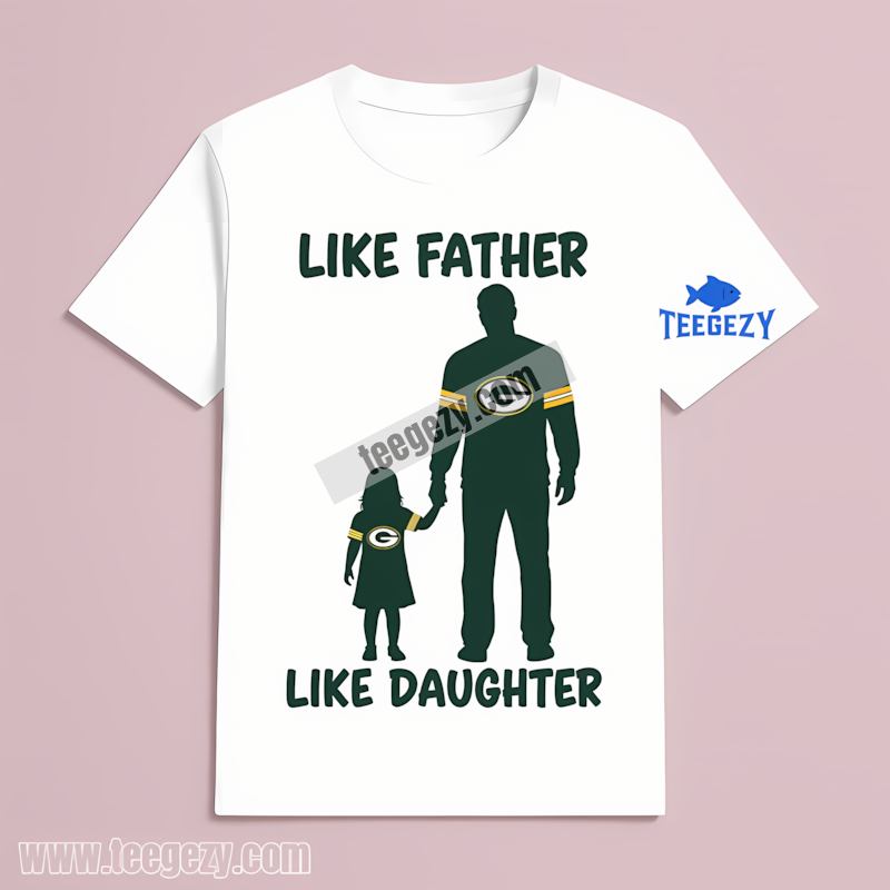 Green Bay Packers Like Father Daughter T-Shirt Vintage Green Bay Packers Like Father Daughter T-Shirt Vintage