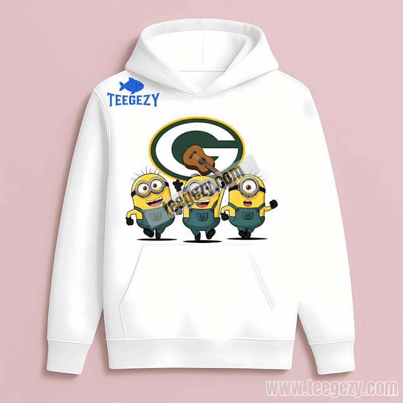 Green Bay Packers Minions Hoodie Cotton Style Green Bay Packers Minions Hoodie Cotton Style