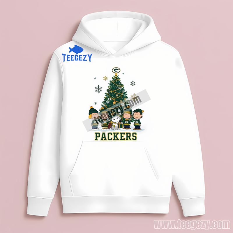 Green Bay Packers Peanuts Christmas Hoodie Adults Green Bay Packers Peanuts Christmas Hoodie Adults