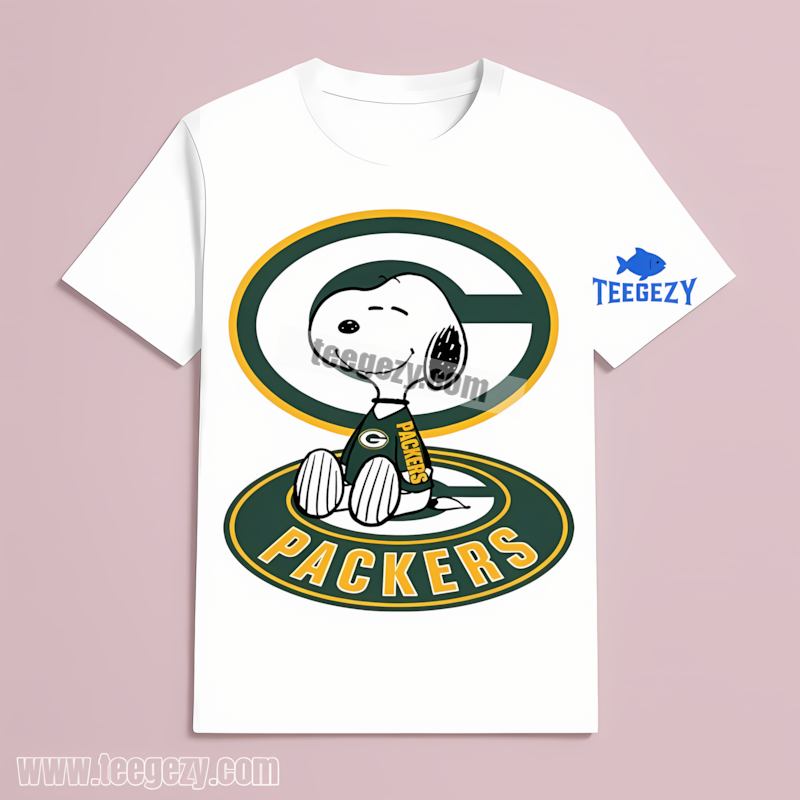 Green Bay Packers Snoopy Tattoo Logo T-Shirt Classic Green Bay Packers Snoopy Tattoo Logo T-Shirt Classic
