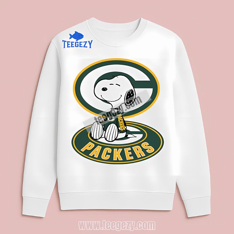 Green Bay Packers Snoopy Tattoo Logo Long Sleeve Classic Green Bay Packers Snoopy Tattoo Logo Long Sleeve Classic