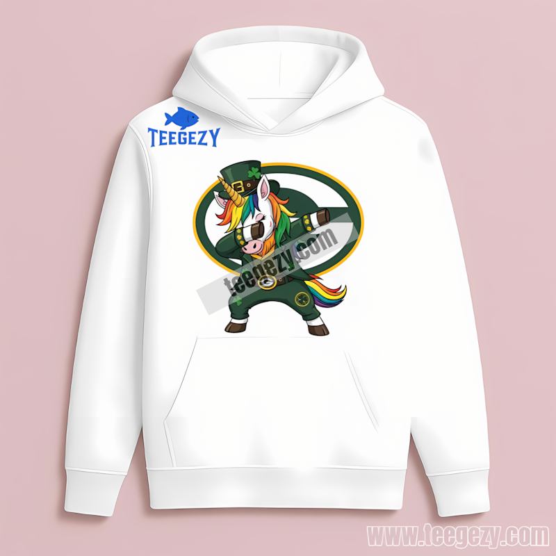Green Bay Packers St Patricks Unicorn Hoodie Cotton Green Bay Packers St Patricks Unicorn Hoodie Cotton