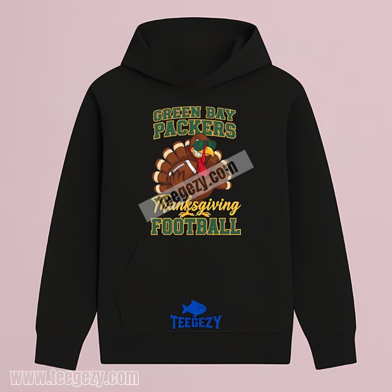 Green Bay Packers Thanksgiving Turkey Football Hoodie Retro Green Bay Packers Thanksgiving Turkey Football Hoodie Retro