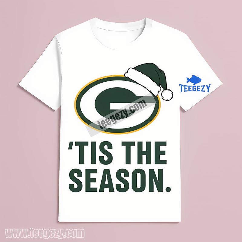 Green Bay Packers Tis The Season Christmas T-Shirt Retro Green Bay Packers Tis The Season Christmas T-Shirt Retro