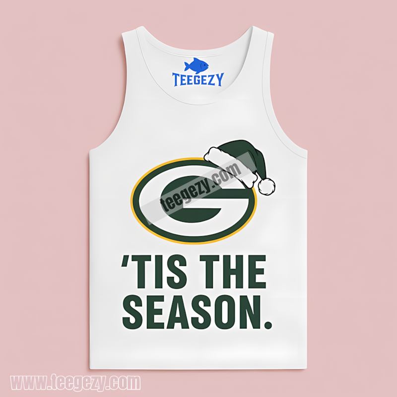 Green Bay Packers Tis The Season Christmas Tanktop Retro Green Bay Packers Tis The Season Christmas Tanktop Retro