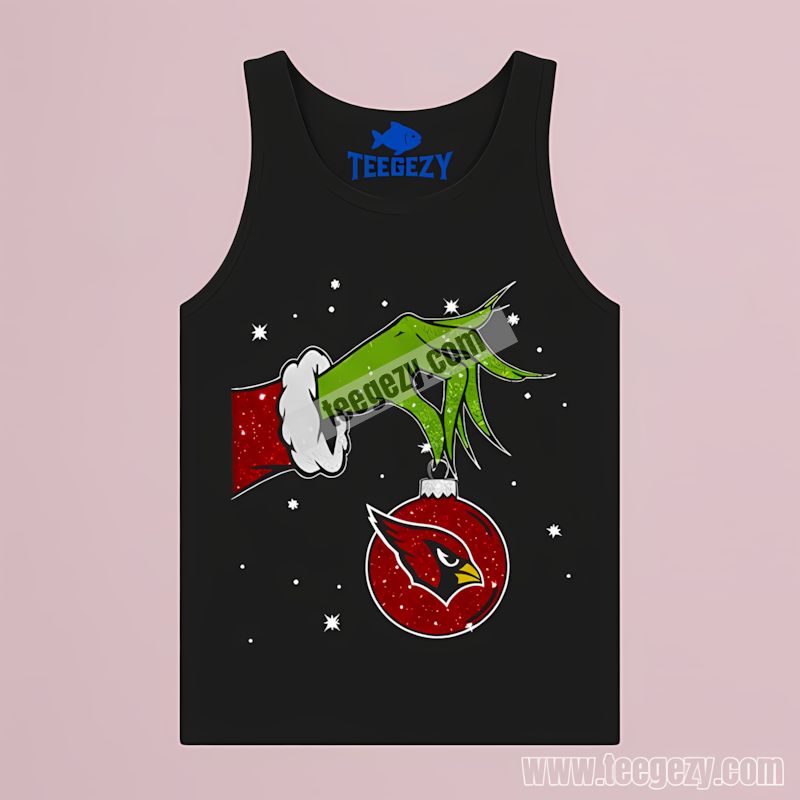 Grinch Holding Arizona Cardinals Ornament Unisex Tanktop Grinch Holding Arizona Cardinals Ornament Unisex Tanktop