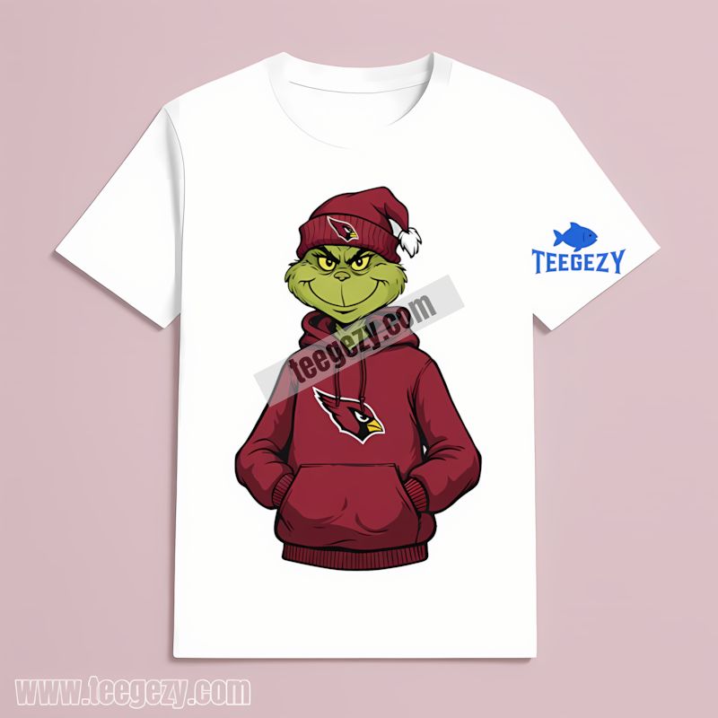 Grinch In Arizona Cardinals Hoodie Adults T-Shirt Grinch In Arizona Cardinals Hoodie Adults T-Shirt