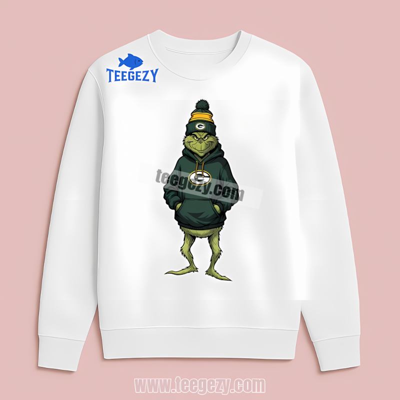 Grinch In Green Bay Packers Hoodie Long Sleeve Sports Grinch In Green Bay Packers Hoodie Long Sleeve Sports