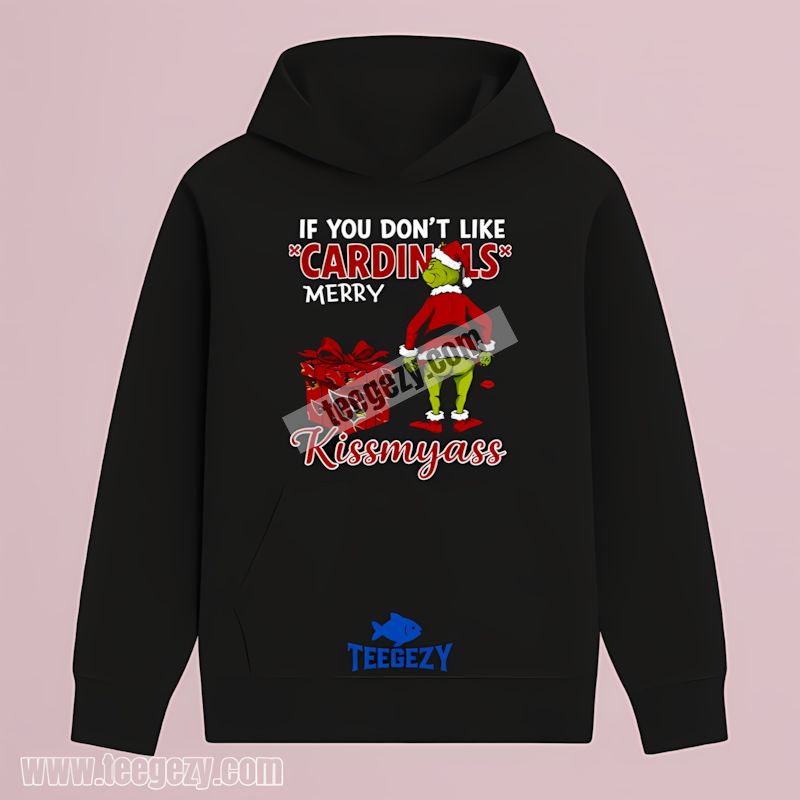 Grinch Merry Kissmyass Arizona Cardinals Classic Hoodie Grinch Merry Kissmyass Arizona Cardinals Classic Hoodie