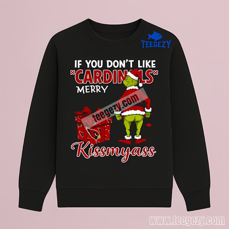 Grinch Merry Kissmyass Arizona Cardinals Classic Long Sleeve Grinch Merry Kissmyass Arizona Cardinals Classic Long Sleeve