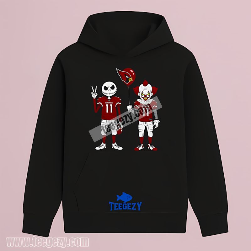 Halloween Arizona Cardinals Jack Pennywise Sports Hoodie Halloween Arizona Cardinals Jack Pennywise Sports Hoodie
