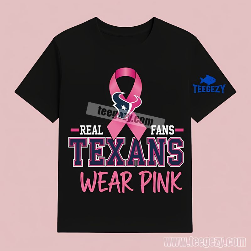 Houston Texans Breast Cancer Awareness Pink Vintage T-Shirt Houston Texans Breast Cancer Awareness Pink Vintage T-Shirt