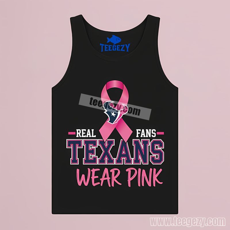 Houston Texans Breast Cancer Awareness Pink Vintage Tanktop Houston Texans Breast Cancer Awareness Pink Vintage Tanktop