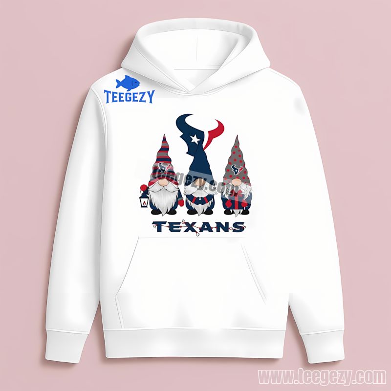Houston Texans Christmas Gnomes Graphic Hoodie Houston Texans Christmas Gnomes Graphic Hoodie