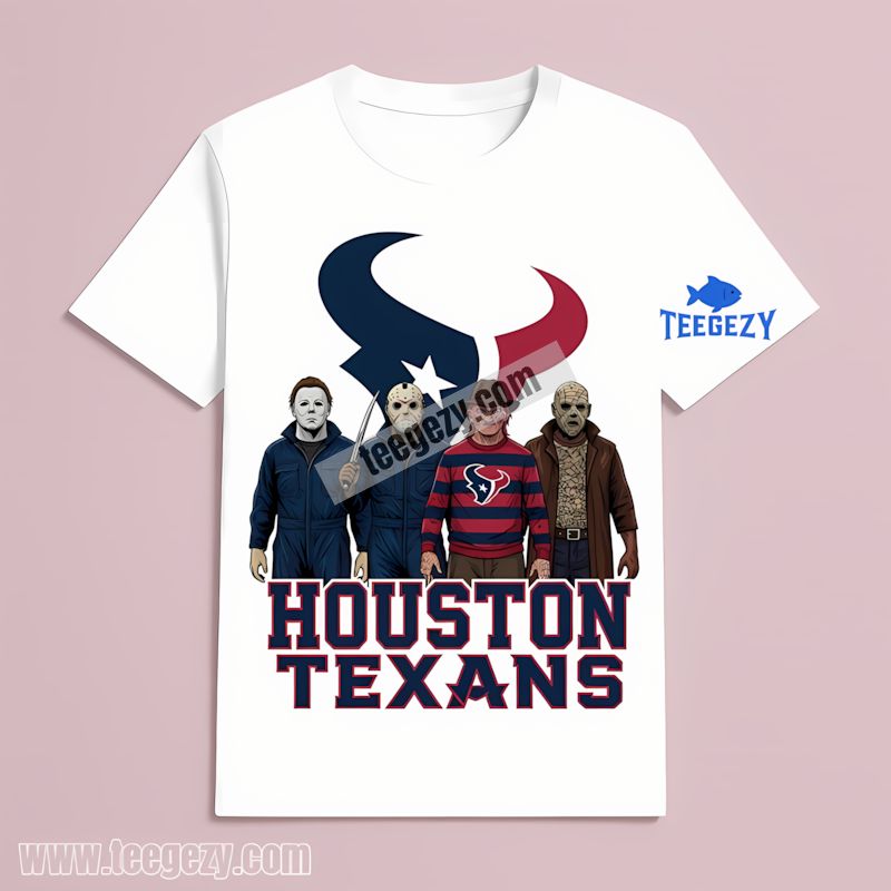Houston Texans Halloween Horror Killers Classic T-Shirt Houston Texans Halloween Horror Killers Classic T-Shirt