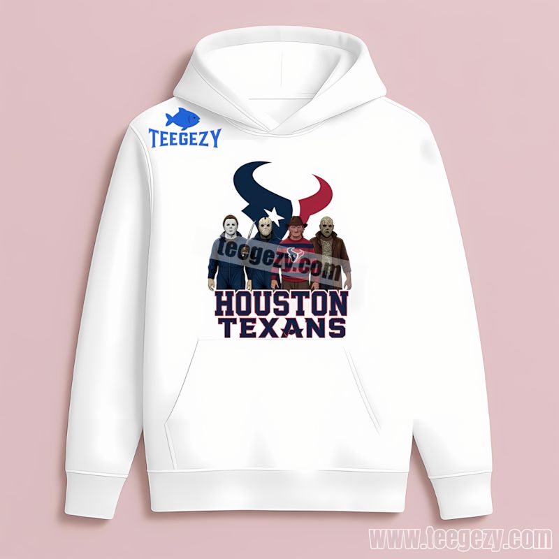 Houston Texans Halloween Horror Killers Classic Hoodie Houston Texans Halloween Horror Killers Classic Hoodie