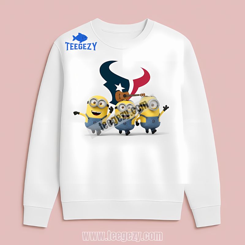 Houston Texans Minions Regular Long Sleeve Houston Texans Minions Regular Long Sleeve