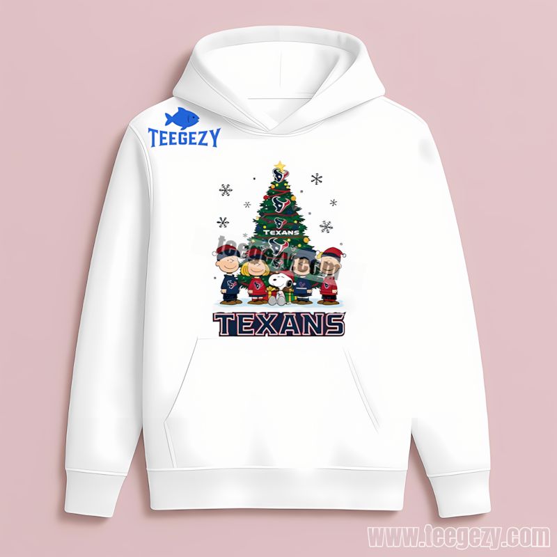 Houston Texans Peanuts Christmas Hoodie Houston Texans Peanuts Christmas Hoodie