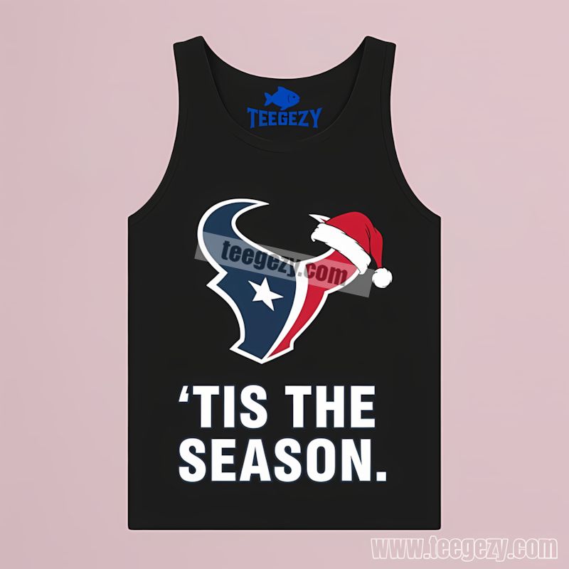 Houston Texans Tis The Season Christmas Tanktop Houston Texans Tis The Season Christmas Tanktop
