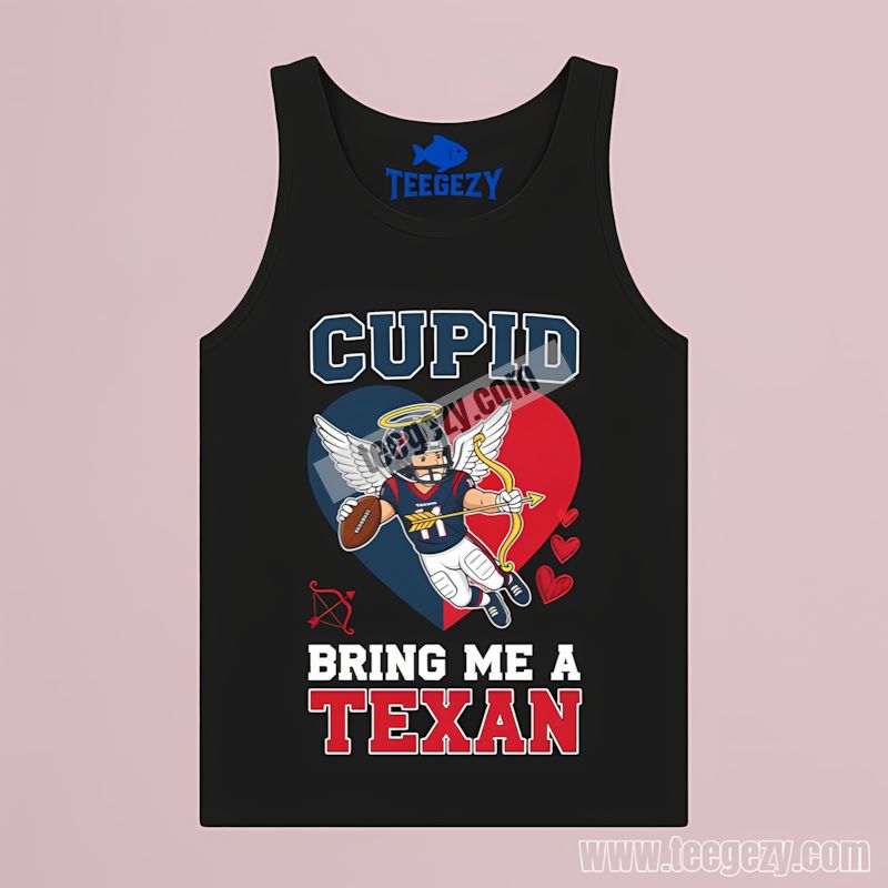 Houston Texans Valentines Cupid Bring Me A Cardinal Tanktop Houston Texans Valentines Cupid Bring Me A Cardinal Tanktop