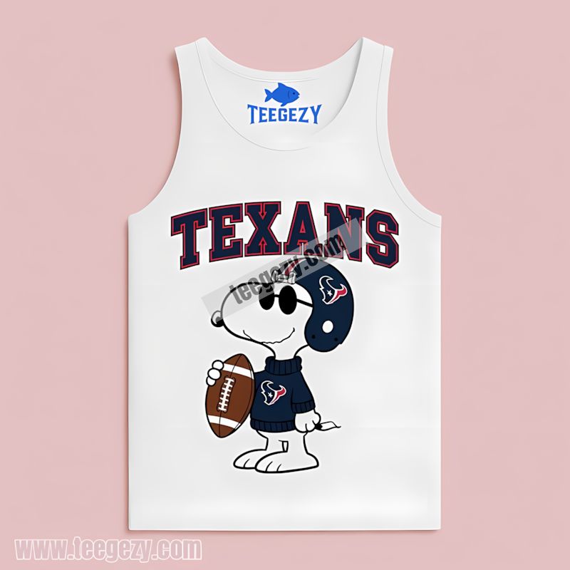 Houston Texans Vs Cool Snoopy Classic Tanktop Houston Texans Vs Cool Snoopy Classic Tanktop