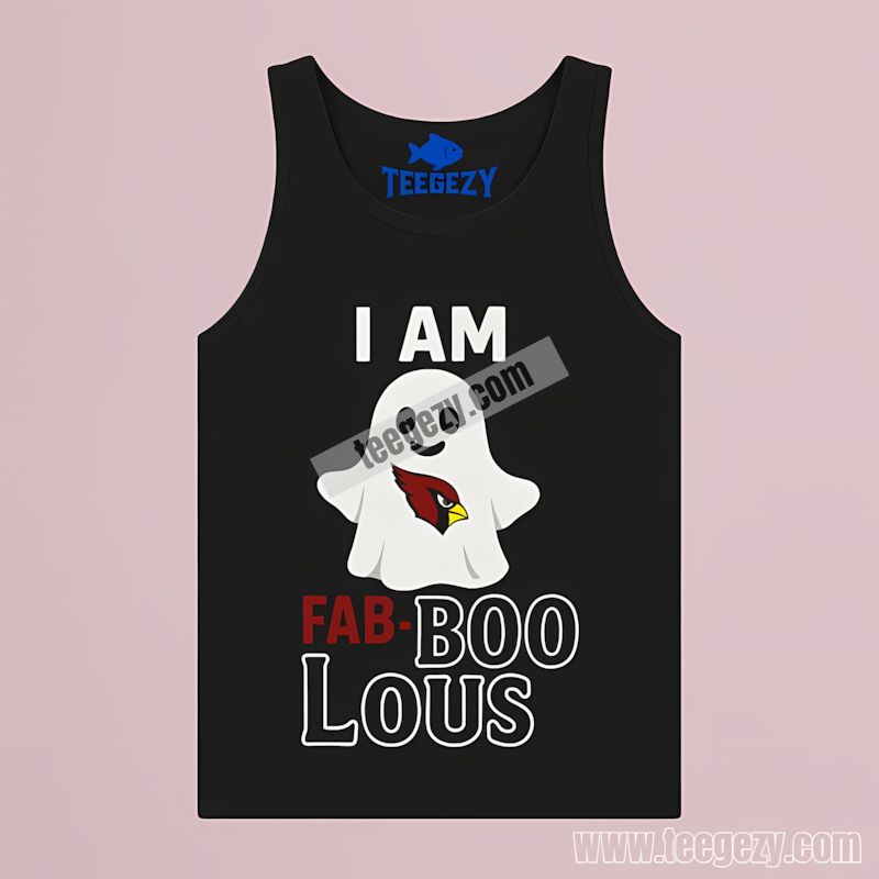 I Am Fab Boo Lous Arizona Cardinals Ghost Tanktop I Am Fab Boo Lous Arizona Cardinals Ghost Tanktop
