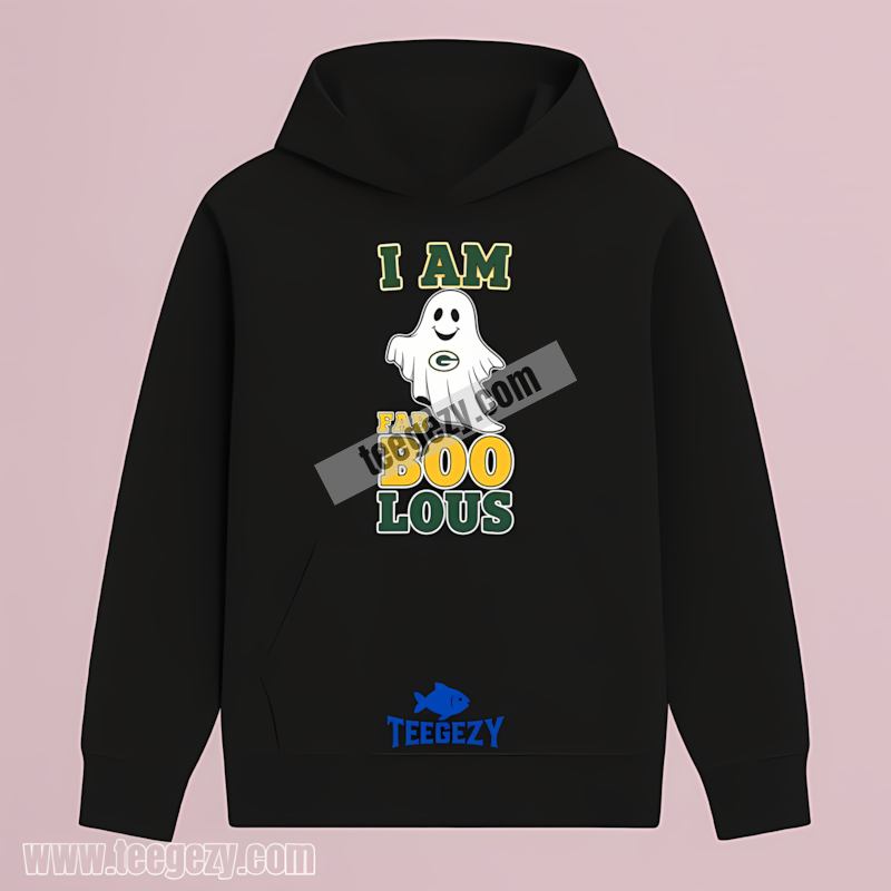 I Am Fab Boo Lous Green Bay Packers Ghost Hoodie Color I Am Fab Boo Lous Green Bay Packers Ghost Hoodie Color