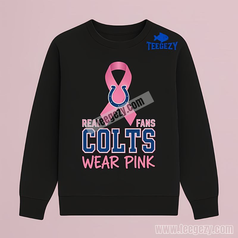 Indianapolis Colts Breast Cancer Awareness Fans Wear Pink Long Sleeve Indianapolis Colts Breast Cancer Awareness Fans Wear Pink Long Sleeve