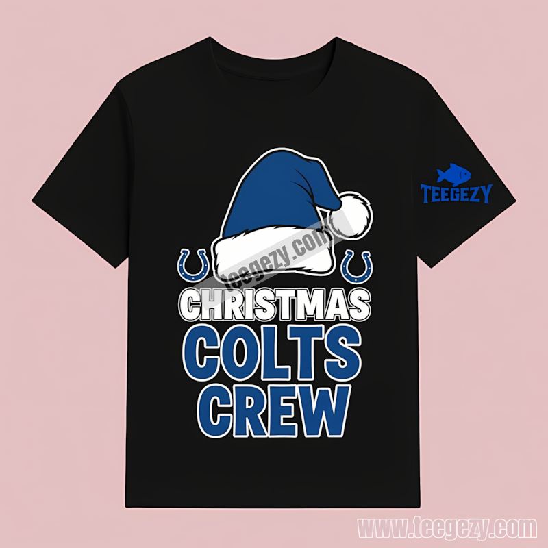 Indianapolis Colts Christmas Colts Crew Vintage T-Shirt Indianapolis Colts Christmas Colts Crew Vintage T-Shirt