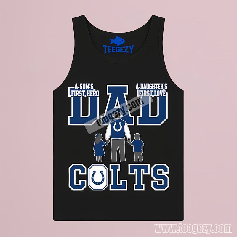 Indianapolis Colts Dad Hero Daughters Love Sports Tanktop Indianapolis Colts Dad Hero Daughters Love Sports Tanktop