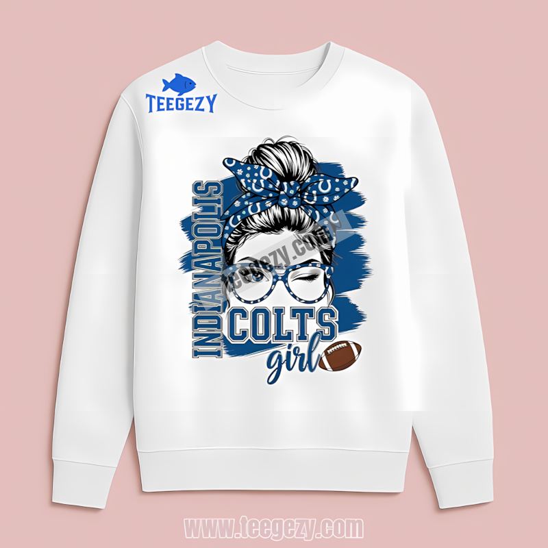 Indianapolis Colts Girl Sports Fan Long Sleeve Indianapolis Colts Girl Sports Fan Long Sleeve