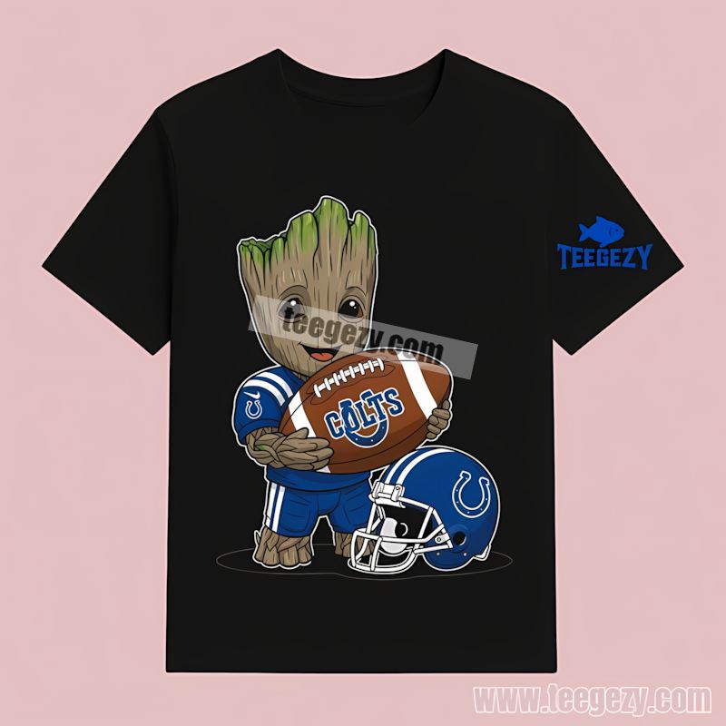 Indianapolis Colts Groot Football Trendy T-Shirt Indianapolis Colts Groot Football Trendy T-Shirt