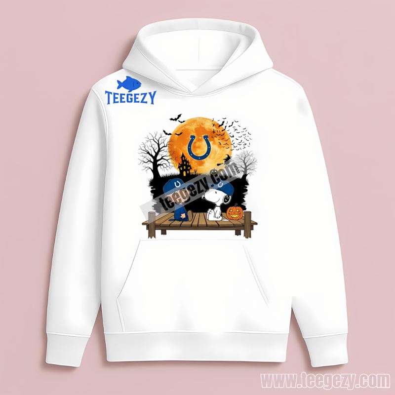 Indianapolis Colts Halloween Charlie Brown And Snoopy Hoodie Indianapolis Colts Halloween Charlie Brown And Snoopy Hoodie