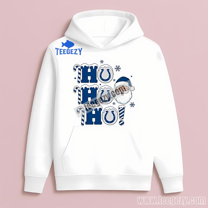 Indianapolis Colts Ho Ho Ho Santa Christmas Hoodie Indianapolis Colts Ho Ho Ho Santa Christmas Hoodie