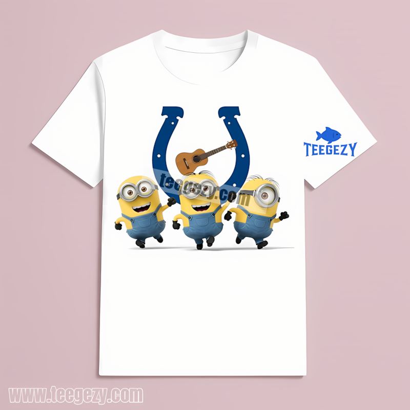 Indianapolis Colts Minions Sports T-Shirt Indianapolis Colts Minions Sports T-Shirt