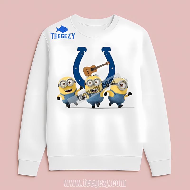 Indianapolis Colts Minions Sports Long Sleeve Indianapolis Colts Minions Sports Long Sleeve